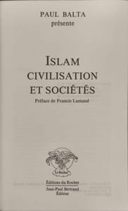 Islam civilisation et societes