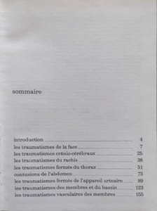 Traumatologie d'urgence