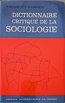 Dictionnaire critique de la sociologie. R. Boudon et F. Bourricaud