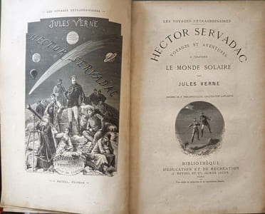 Hector servadac voyages et aventures a travers le monde solaire dessins de P. Philippoteaux gravés par Laplante