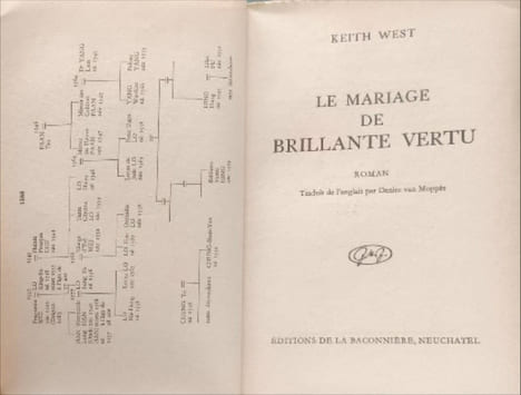 Le mariage de Brillante Vertu. Keith West
