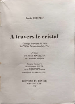 A travers le cristal. Louis Orizet