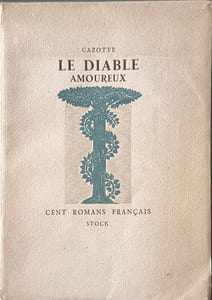 La patte du chat Le diable amoureux avec la prophétie de Cazotte par la Harpe exemplaire numéroté 1626