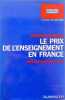 Le prix de l'enseignement en France. Pierre Daumard