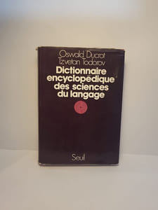 Dictionnaire encyclopédique des sciences du langage