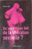 Qu'avez-vous fait de la lib&eacute;ration sexuelle. Iacub Marcela