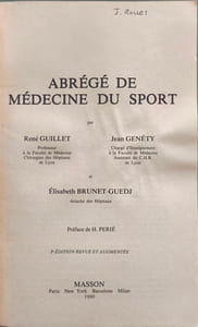 Abrégé de médecine du sport