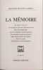 M&eacute;moire (la). Raymond de Saint-Laurent