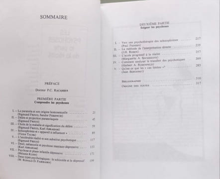 Les Psychoses la perte de la réalité. Racamier Paul-Claude