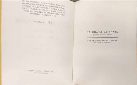 La chasse au Snark suivi de Fantasmagorie et de Poeta fit non nascitur. Lewis Carroll