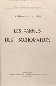 Les pannus des trachomateux