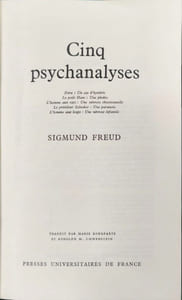 Cinq psychanalyses