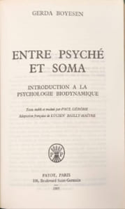 Entre Psyche Et Soma
