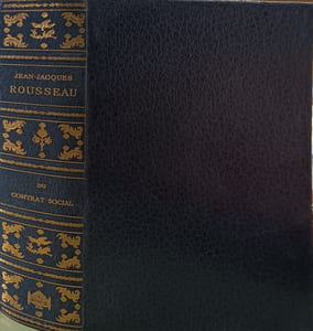 Du contrat social ou principes du droit politique. Discours sur l'origine et les fondements de l'inégalité parmi les hommes. Illustrations de Jean Traynier. [auteur : Rousseau (Jean-Jacques) - Traynie