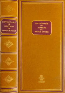 Dictionnaire des Citations du Monde Entier