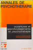 Annales de psychoth&eacute;rapie - ouvertures et approfondissements en psychoth&eacute;rapie. Collectif