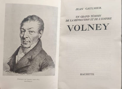 Volney - un grand témoin de la révolution de l'empire