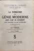 La Formation du G&eacute;nie Moderne dans l'Art de l'Occident ( 20 planches hors-texte). Ren&eacute; Schneider  Gustave Cohen