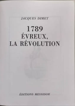 1789 evreux la revolution (Découvrir). JACQUES DIMET