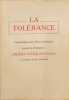 La tolerance / textes integraux du colloque international organis&eacute; en hommage au swami vivekananda a l'occasion de son centenaire. Swami Vivekananda