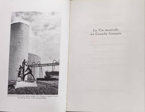 La Vie musicale au Canada français. Annette Lasalle-Leduc