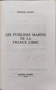 Les Fusillers marins de la France libre - de londres à bir-hacheim de l'italie au rhin