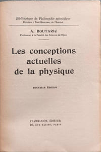 Les conceptions actuelles de la physique