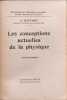 Les conceptions actuelles de la physique. A. Boutaric