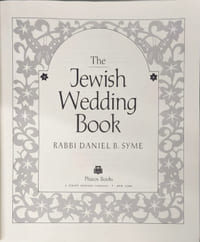 The Jewish Wedding Book