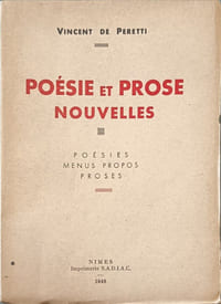 Poésie et prose nouvelles / poésies menus propos proses