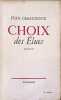 Choix des &eacute;lues. Jean Giraudoux