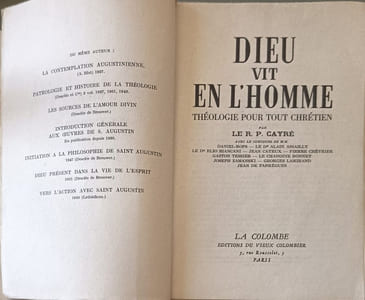 Dieu vit en l'homme