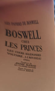 Les Papiers De Boswell