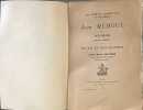 Jean Reboul de N&icirc;mes (1796-1864) sa vie et ses œuvres orn&eacute; d'un portrait en h&eacute;liogravure et dedicac&eacute; par l'auteur sur la premi&egrave;re de couverture. ...