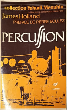Percussion. James Holland