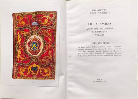 EX LIBRIS - Livres anciens antiquités décoration numismatique voyages. Roger Peyrefitte