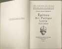 Œuvres compl&egrave;tes de Boileau &eacute;pitres art po&eacute;tique lutrin. Nicolas Boileau-Despr&eacute;aux
