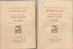Les oeuvres de M.Fran&ccedil;ois Rabelais ( tome 1 et 2). Pierre D'espezel