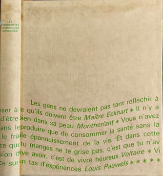 Les étonnantes techniques chinoises. Claudine Brelet-Rueff