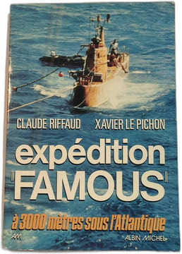 Expédition FAMOUS à 3000 mètres sous l'atlantique. Claude Riffaud Xavier Le Pichon