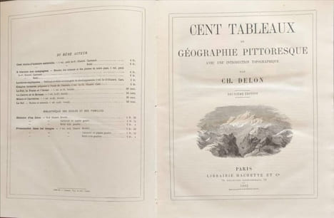Cent tableaux de géographie pittoresque. CH. DELON