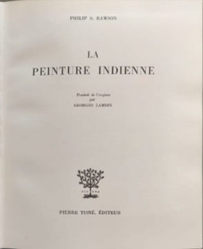 La peinture indienne. Philip S. Rawson