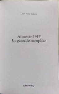 Arménie 1915 : Un génocide exemplaire