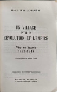 Un village entre la Révolution et l'Empire