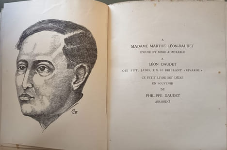 La vraie figure de Rivarol avec un portrait de l'auteur par Auguste Guénot exemplaire numéroté 821/2175. René Groos
