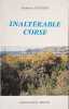 Inalt&eacute;rable corse. Lucienne Vincent