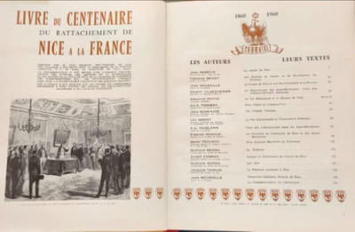 Livre du centenaire du rattachement de Nice à la France