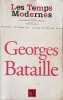 Les temps modernes Georges Bataille N&deg; 602. Collectif