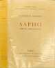 Sapho : mœurs parisiennes num&eacute;rot&eacute; sur v&eacute;lin - burin original de DECARIS. Alphonse Daudet