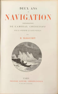 Deux ans de navigation / exploration de l'amiral chérétoff sur la corvette le saint nicolas